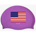 Silicone swim cap, 2 sizes with adult & children separately
